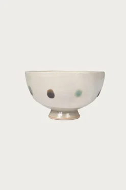 Hamadagama x fennica Ceramic Bowl - Blue/Brown Dots