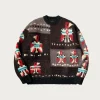 Hand Knit STD Cowichan Crew Sweater - Charcoal
