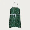 Hand Printed Adult Apron w/ Kerchie Cowboy
