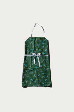 Hand Printed Adult Apron w/ Kerchie Cowboy