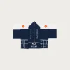 Happi Hand Towel - Navy