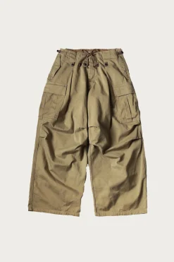 Heavy Drill Cotton JUMBO Cargo Pants - Beige