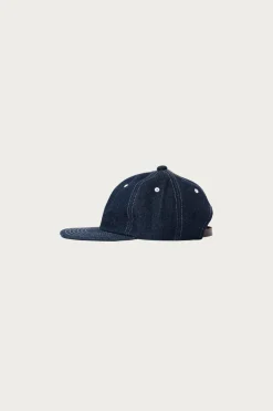 Herringbone 6Panel Cap - Indigo