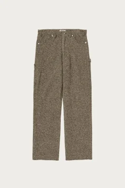 Homespun Tweed Painter Pants - Brown