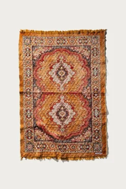 Indian Festival Rug - Gold