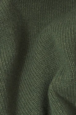 Lambswool Cardigan - Military Green