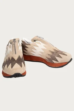 Leather NAVAJO Spallow Sneaker - Beige