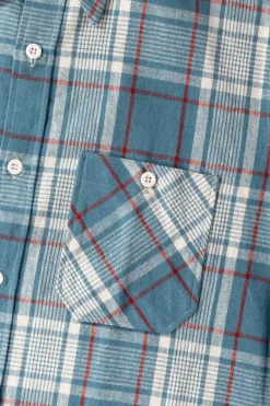 Longsleeve Large Check Workshirt - Sax
