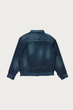 Lot. 714 Denim Jacket Side Panel - Damaged Indigo
