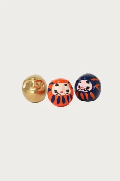 Lucky Charm Doll Petit Set - Gold/Orange/Navy