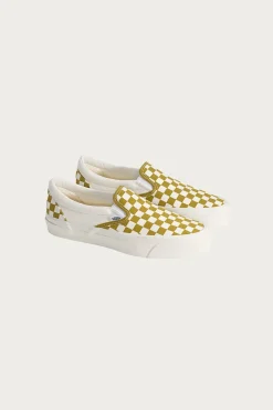 LX Classic Slip-On 98 - Checkerboard Burnt Gold