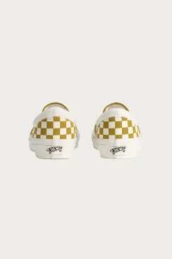 LX Classic Slip-On 98 - Checkerboard Burnt Gold
