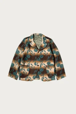 Napping Cotton PUEBLO VOLTEX HOSPITAL JKT - Brown