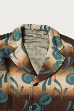 Napping Cotton PUEBLO VOLTEX HOSPITAL JKT - Brown