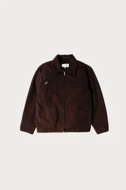 Numerals Work Jacket - Chocolate Brown