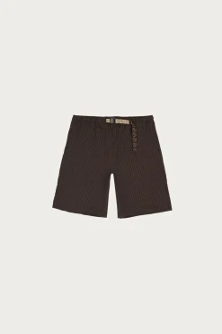 Nylon Ripstop Equipment Shorts - Chocolate