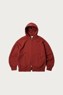 OG Bocaci Heavyweight Hood Zipup Parka - Brick