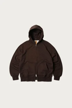 OG Bocaci Heavyweight Hood Zipup Parka - Dark Brown