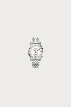 Old Smith 90-007 - Automatic White Dial/Blued Steel Hands/Stainless Bracelet