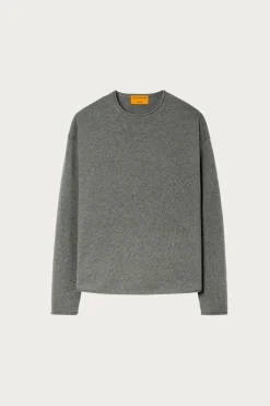 Oversized Crew - Heather Grey