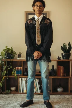 14oz Denim 5p MONKEY CISCO (STUDS) - Indigo