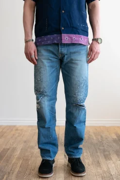 14oz Denim 5P MONKEY CISCO (3YearsFade) - Indigo