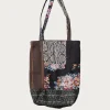 Patchwork NOVEL Tote Bag - Black