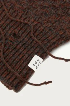 Patterned Balaclava - Grey/Orange