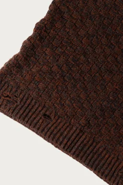 Patterned Sweater - Grey/Orange
