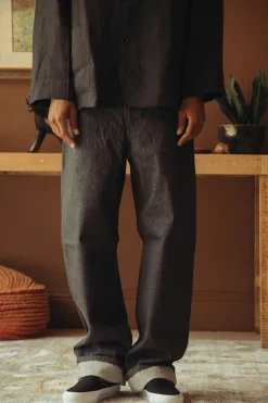 5pkt Jean - Grey 12oz One Wash Denim
