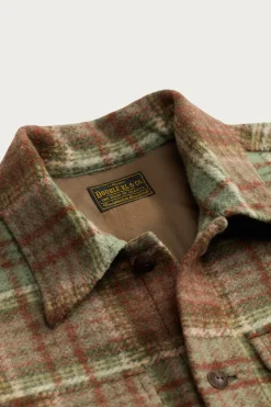 Plaid Wool-Blend Workshirt - Green/Multi