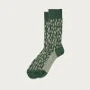 Rain Drop Crew - Green/Ivory
