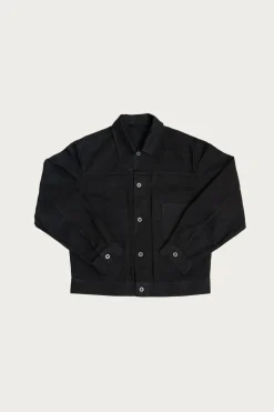 Range Jacket - Black Waxed Cotton Washi Ox