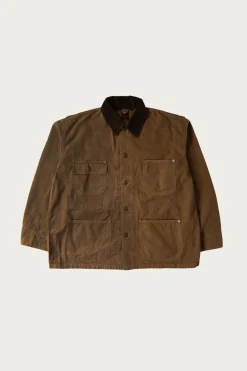 Relax Fit Oxford Coverall - Brown