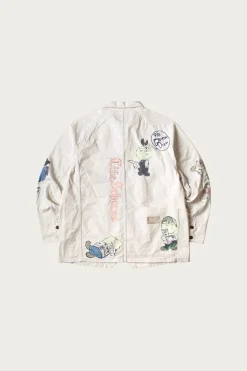 Rough-Face Twill CACTUS BEER JKT (Memorial Paint Model) - Natural