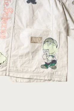 Rough-Face Twill CACTUS BEER JKT (Memorial Paint Model) - Natural