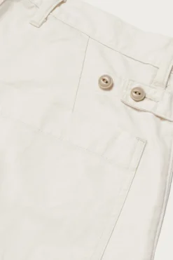 Rough-Face Twill FATIGUE Baggy Pants (RUSHWEEK Remake) - Natural