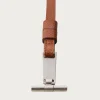 S. Days T-Bar & Leather Strap - Short - Brown