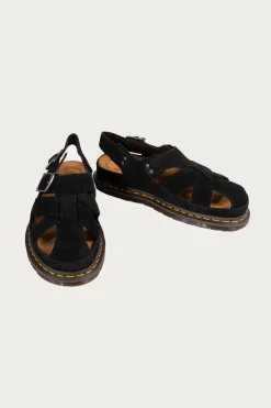 San Archive Fisherman - Plush Suede Reverse Black
