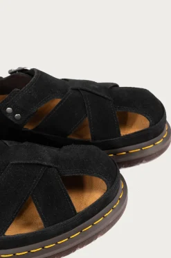 San Archive Fisherman - Plush Suede Reverse Black