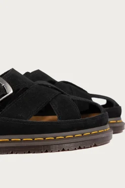 San Archive Fisherman - Plush Suede Reverse Black