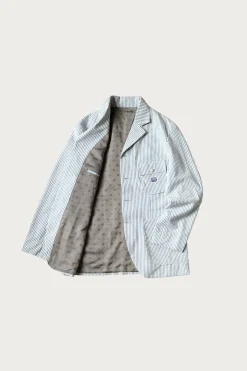 Seersucker LUMBER SUIT JKT - Sax