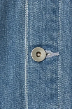Short Denim Jacket - Light Indigo