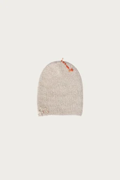 Silk Mohair Sparkle Beanie - Powder Snow