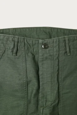 Slim Fit Fatigue Pants - Green