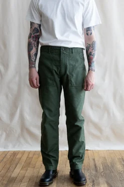 Slim Fit Fatigue Pants - Green