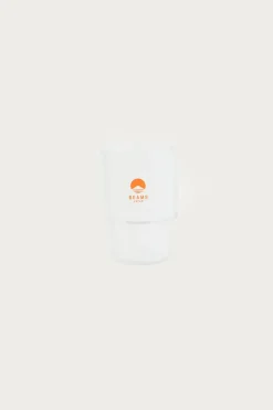 Stacking Cup Clear - Clear/Orange