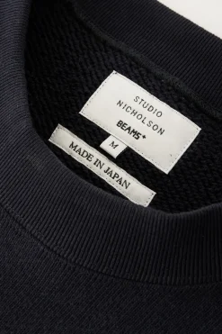 Studio Nicholson x Beams+ Holly Jersey Sweat - Darkest Navy