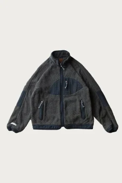 Sunset Pile Jacket - Yak Sumi Indigo Laos