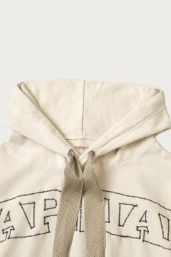 SWT Knit DEVIL Hoodie (KAPITAL Embroidery) - Natural